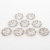 SET OF 9 REED & BARTON STERLIN