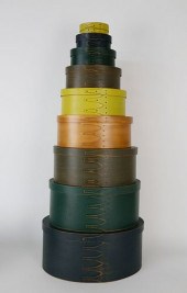 SET OF 9 SHAKER STYLE NESTING