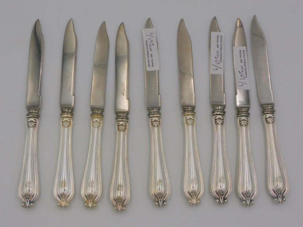 SET OF 9 TIFFANY & CO. STERLING