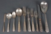 Set of American engraved sterl