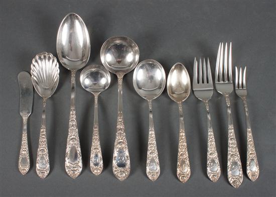 Set of American sterling silver