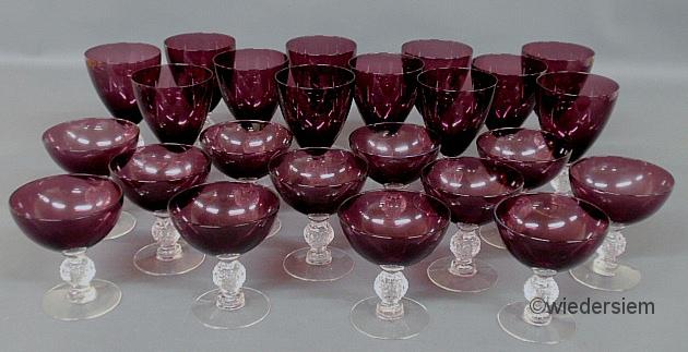 Set of amethyst Morgantown ?golf