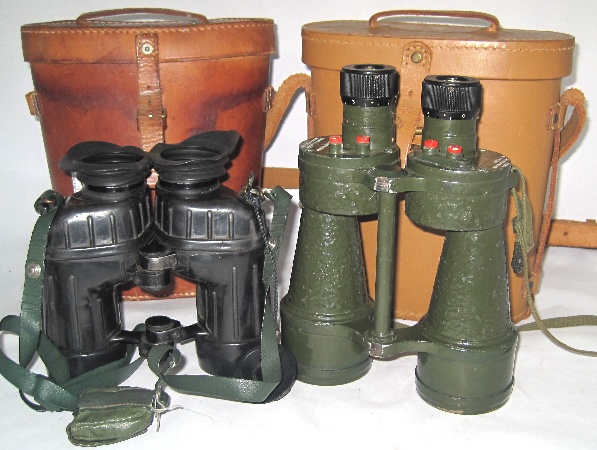Set of Army Field Binnoculars in