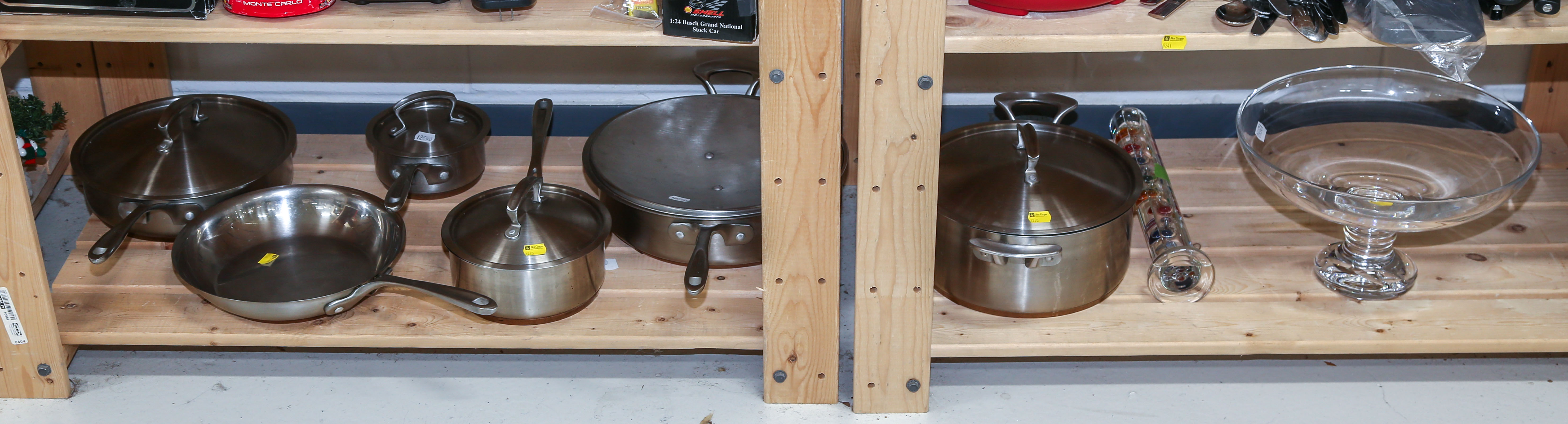 SET OF ARTISAN COPPER-BOTTOM