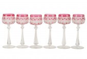 SET OF BACCARAT CRANBERRY AND