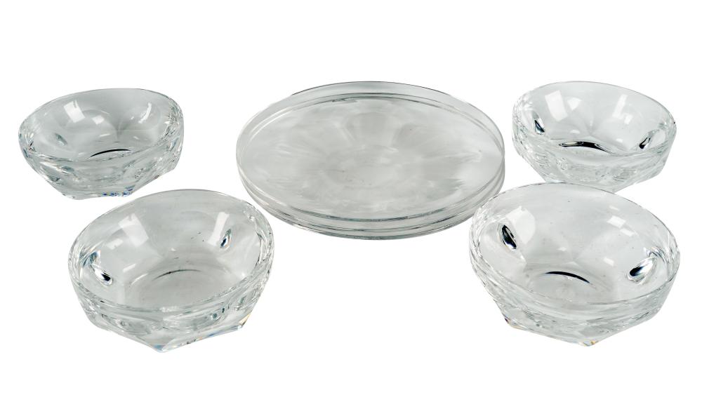 SET OF BACCARAT CRYSTAL FRUIT BOWLS