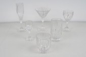 SET OF BACCARAT STYLE BARWAREc