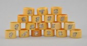 Set of Boxed English Napkin Ri