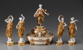 Set of Capo-di-Monte Porcelain