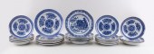 SET OF CHINESE EXPORT BLUE AND