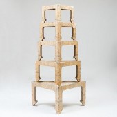 SET OF CHINESE FIVE TIER TRIAN