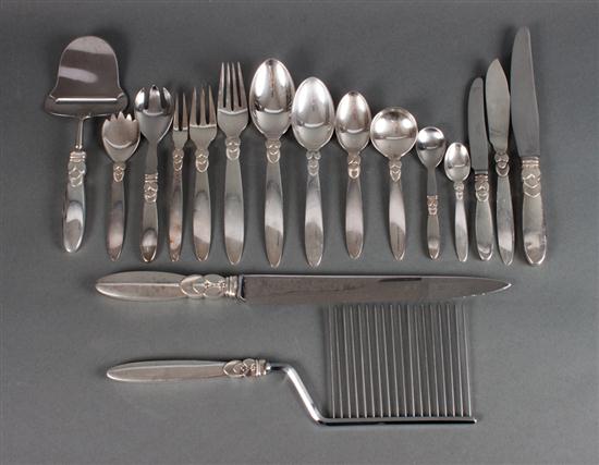 Set of Danish Art Deco style