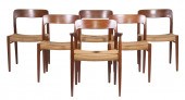 SET OF DANISH MODERN DINING CH