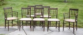 SET OF EIGHT 19TH C. AMERICAN