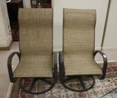 SET OF EIGHT ALUMINUM PATIO SW