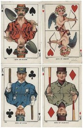 SET OF EIGHT AMERICAN PLAYING