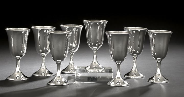 Set of Eight American Sterling