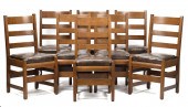 SET OF EIGHT ANTIQUE L & JG ST