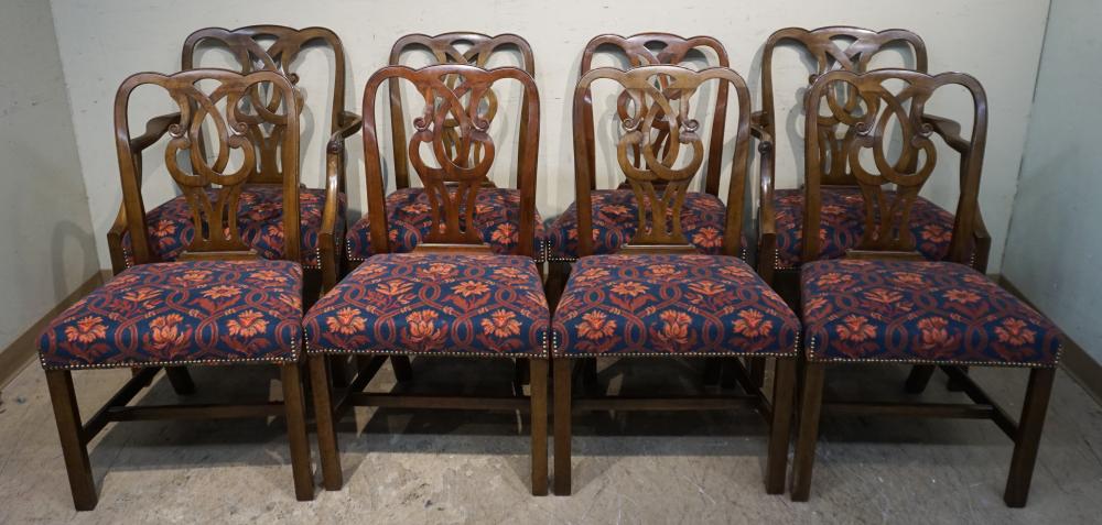 SET OF EIGHT BAKER MAHOGANY
