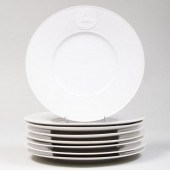 SET OF EIGHT BERLIN PORCELAIN