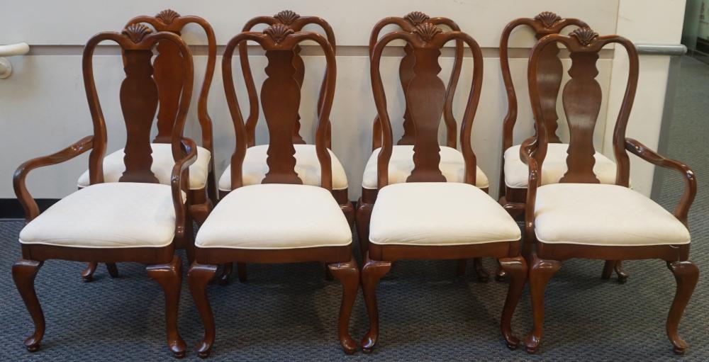 SET OF EIGHT BERNHARDT QUEEN ANNE