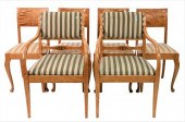 SET OF EIGHT BIEDERMEIER STYLE