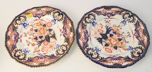 SET OF EIGHT BLOOR DERBY