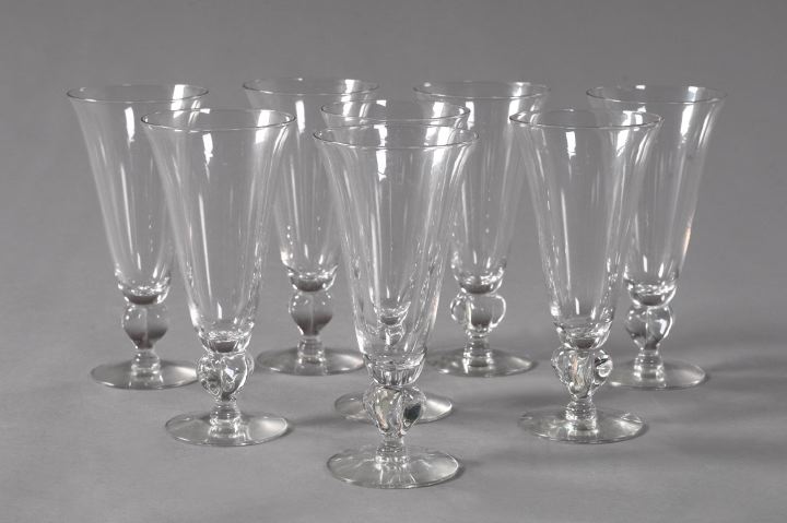 Set of Eight Blown and