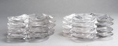 SET OF EIGHT BLOWN GLASS FLORI