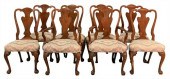 SET OF EIGHT BURLWOOD CHIPPEND