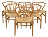 SET OF EIGHT CARL HANSEN WISHB