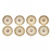 SET OF EIGHT CAULDON LUNCHEON