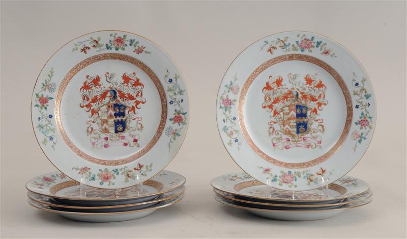 SET OF EIGHT CHINESE EXPORT