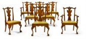 Set of eight  Chippendale Phil