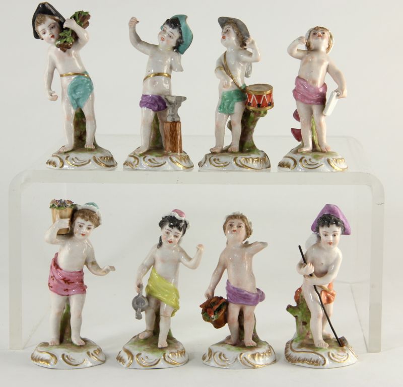 Set of Eight Continental