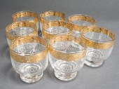 SET OF EIGHT CULVER TYROL 22-K