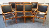 SET OF EIGHT DANISH MID-CENTUR
