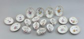 SET OF EIGHT DRESDEN PORCELAIN