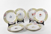 SET OF EIGHT ENGLISH PORCELAIN