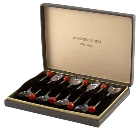 Set of Eight English Silver