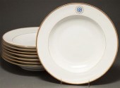 Set of eight Epiag gilt decora