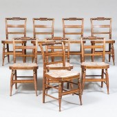 SET OF EIGHT FEDERAL GRAIN PAI
