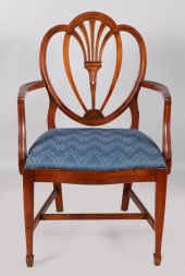 SET OF EIGHT FEDERAL MAHOGANY
