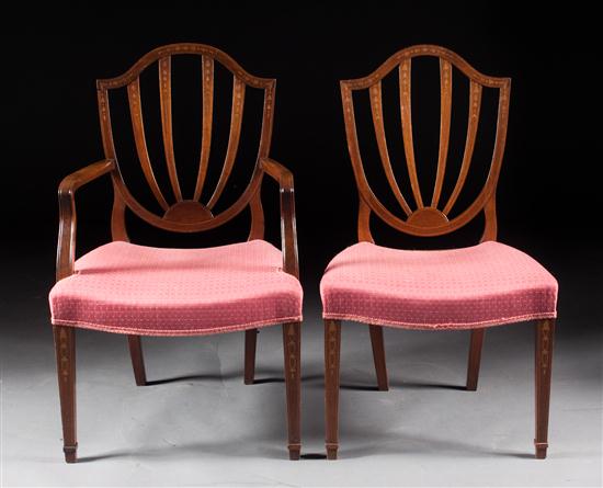 Set of eight Federal style
