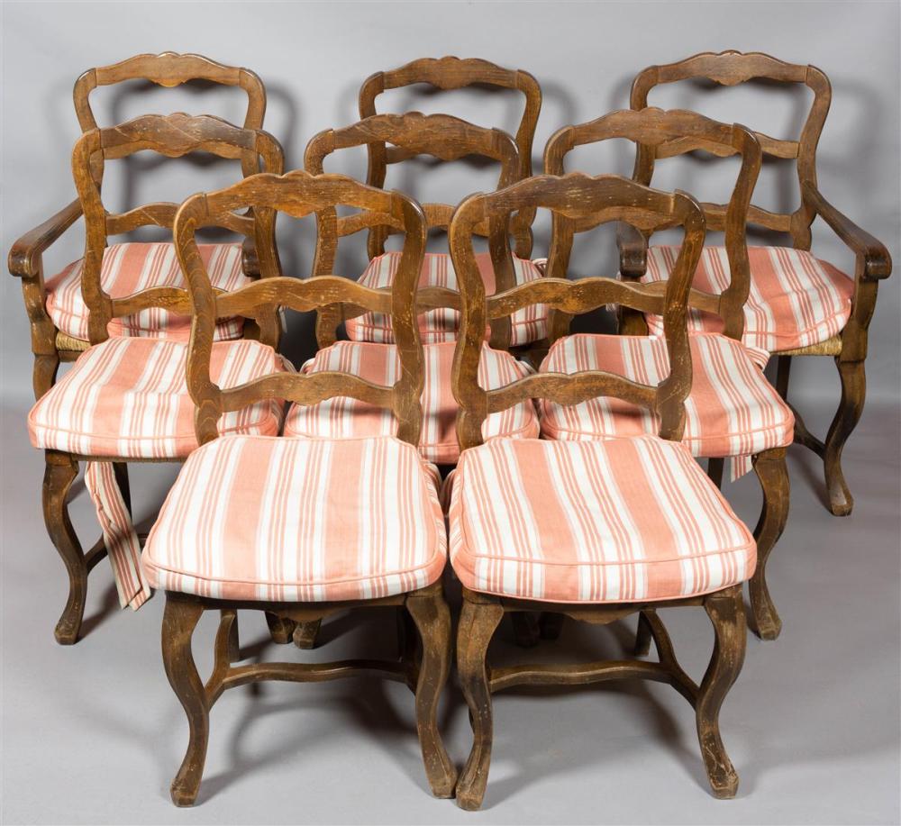 SET OF EIGHT FRENCH PROVINCIAL
