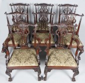 SET OF EIGHT GEORGE III STYLE