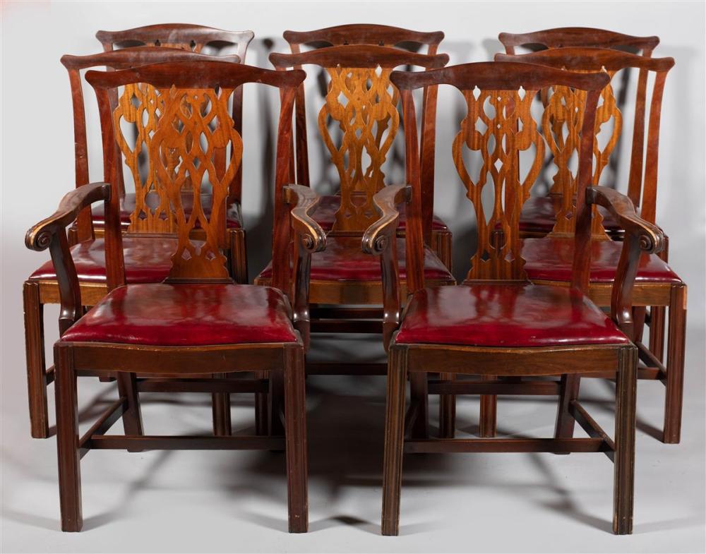 SET OF EIGHT GEORGE III STYLE