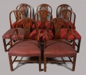 SET OF EIGHT GEORGE III STYLE