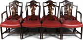 SET OF EIGHT GEORGE III STYLE