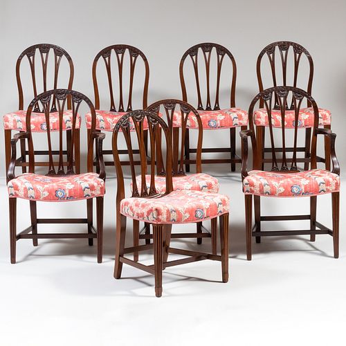 SET OF EIGHT GEORGE III STYLE